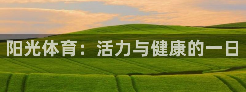 球王会体育：阳光体育：活力与健康的一日