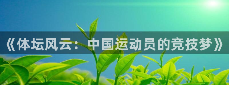 球王会体育：《体坛风云：中国运动员的竞技梦》