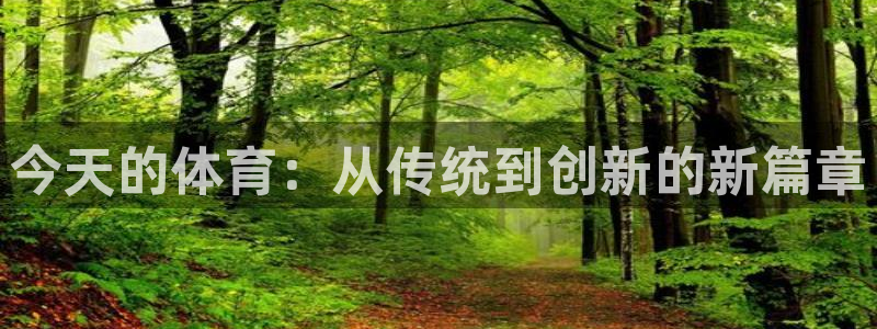 球王会体育：今天的体育：从传统到创新的新篇章